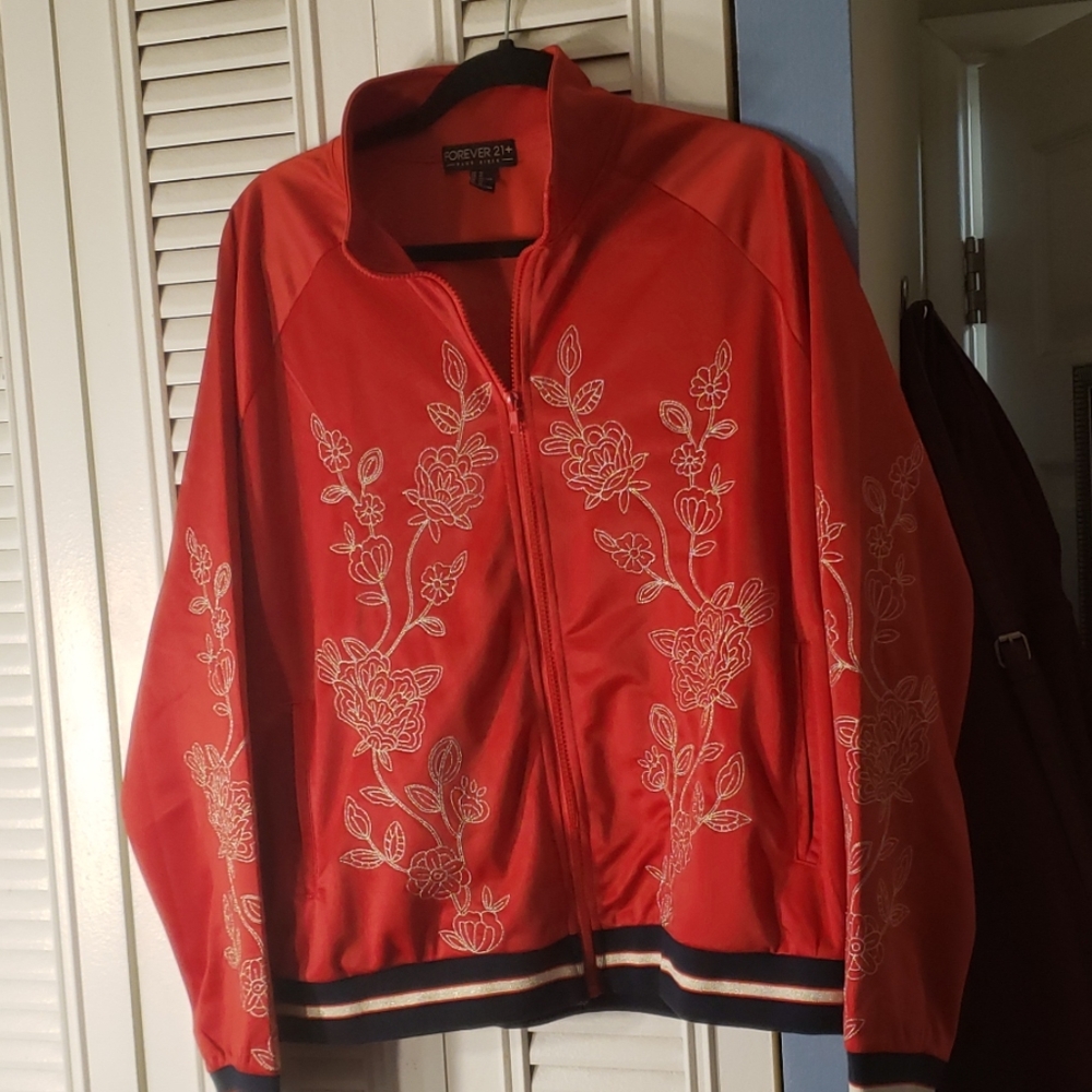 Embroidered Bomber Jacket